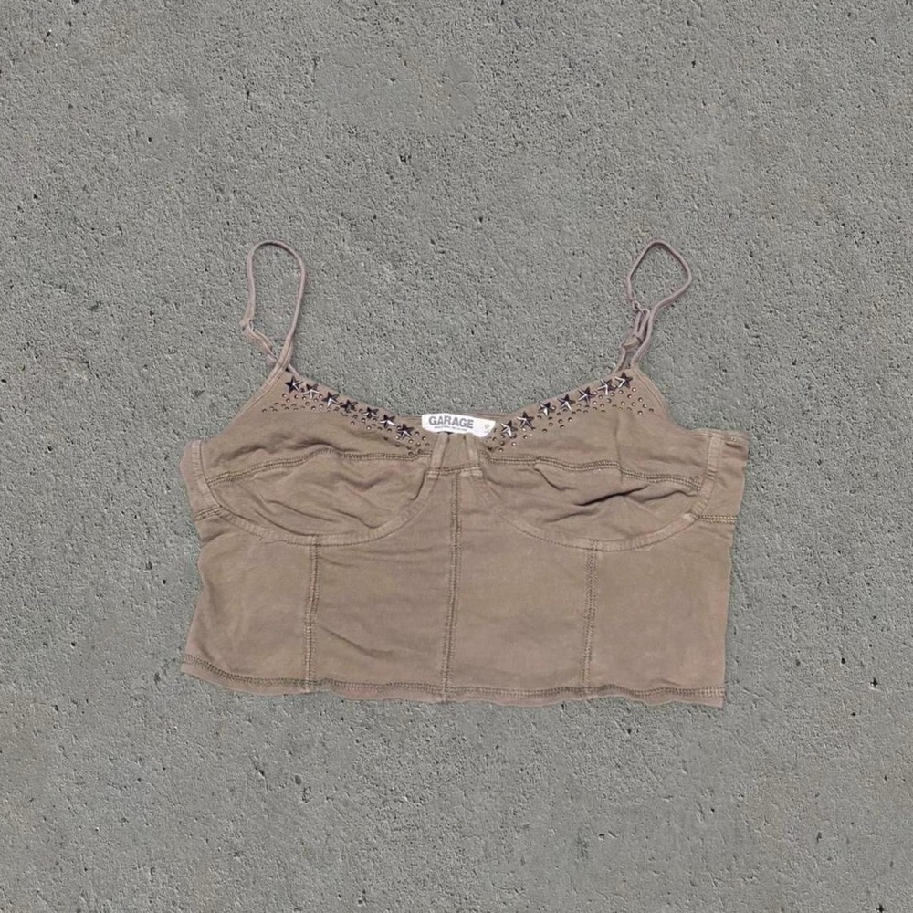 ❌SOLD❌ Garage Vintage Y2K Star-Studs Crop Top - Picture 2 of 3